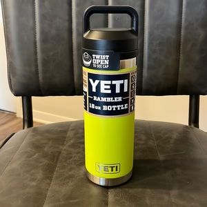 NWT Yeti Chartreuse 18oz Rambler